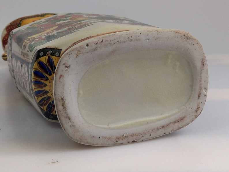 Japanese Satsuma Moriage Rooster Vase Etsy UK