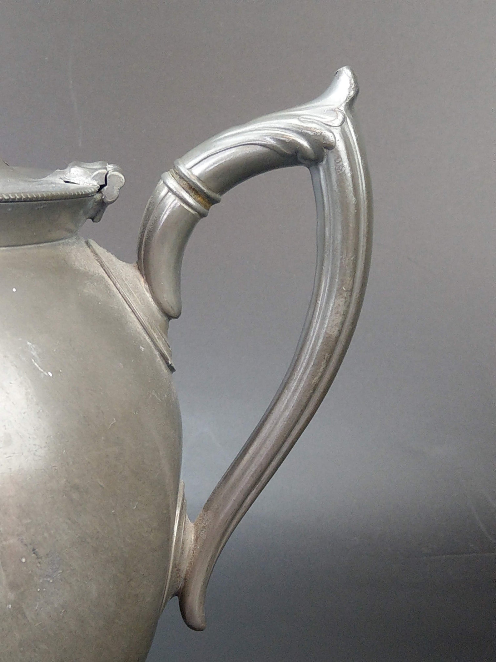 Antique Pewter Teapot By Philip Ashberry and Sons Etsy