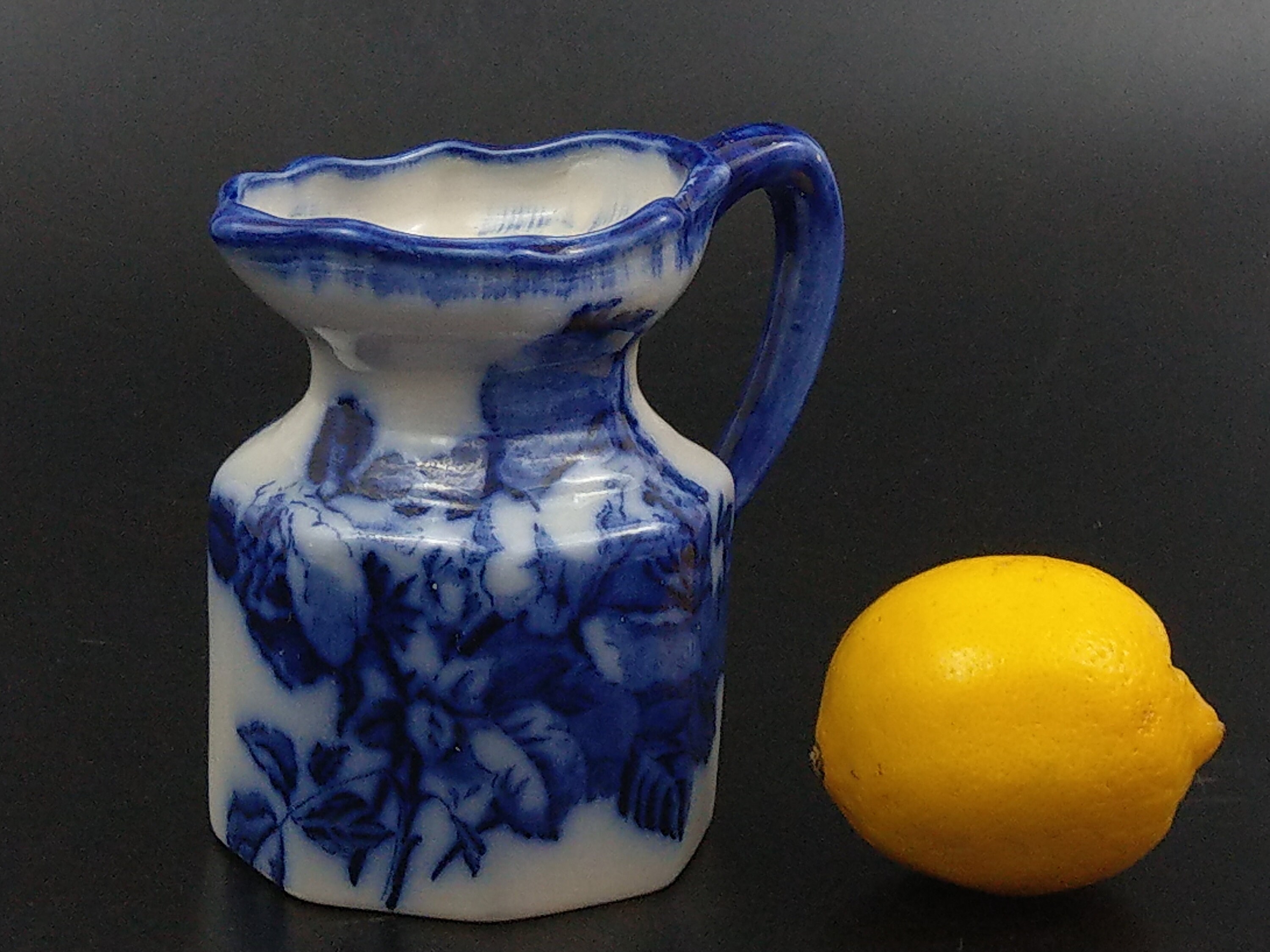 Flow Blue Cream Jug by Blakeney Pottery LTD Ironstone Etsy