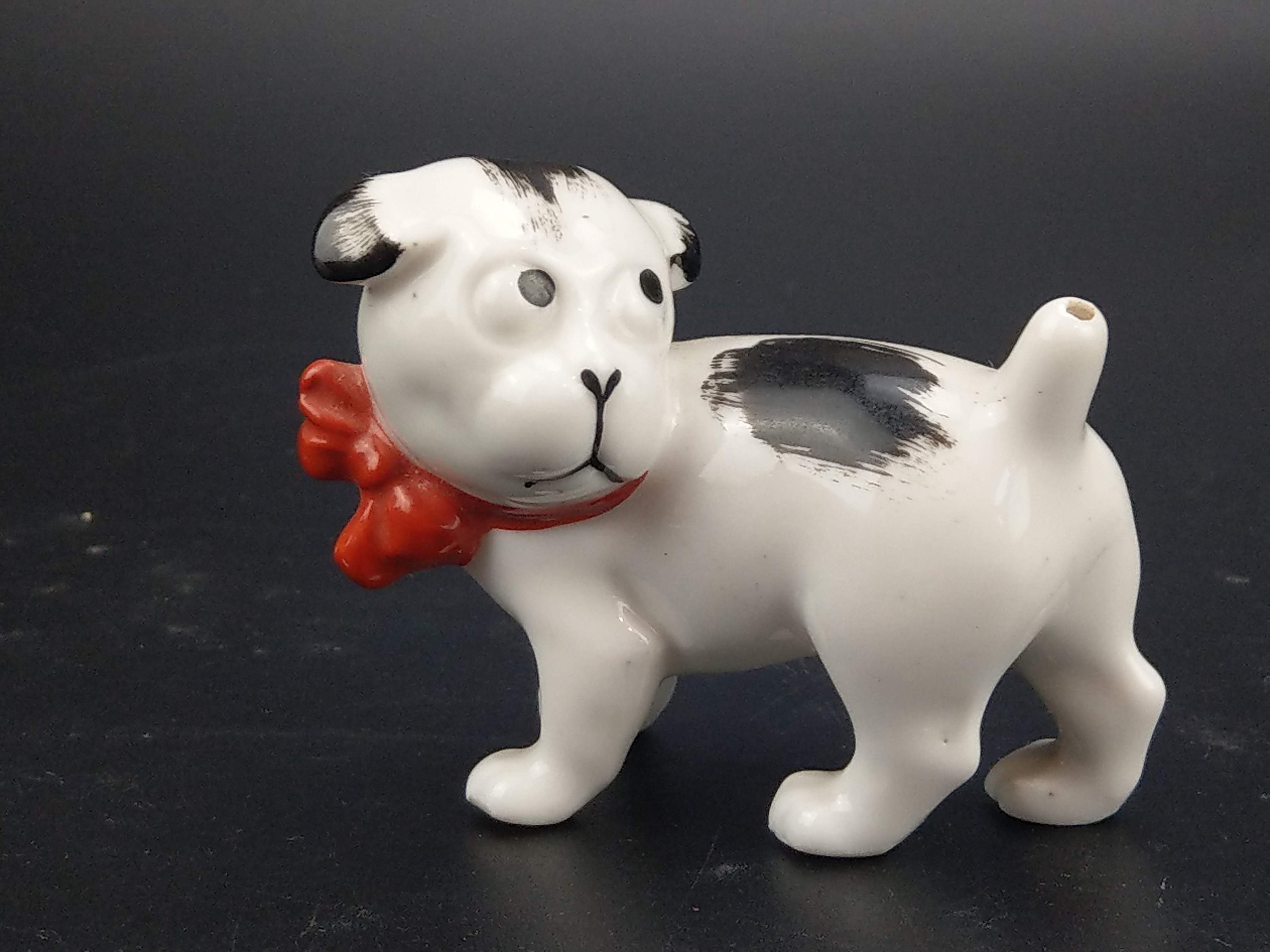 Art Deco Mops Hund Porzellan Figur Fritz und Ilse Pfeffer Etsy