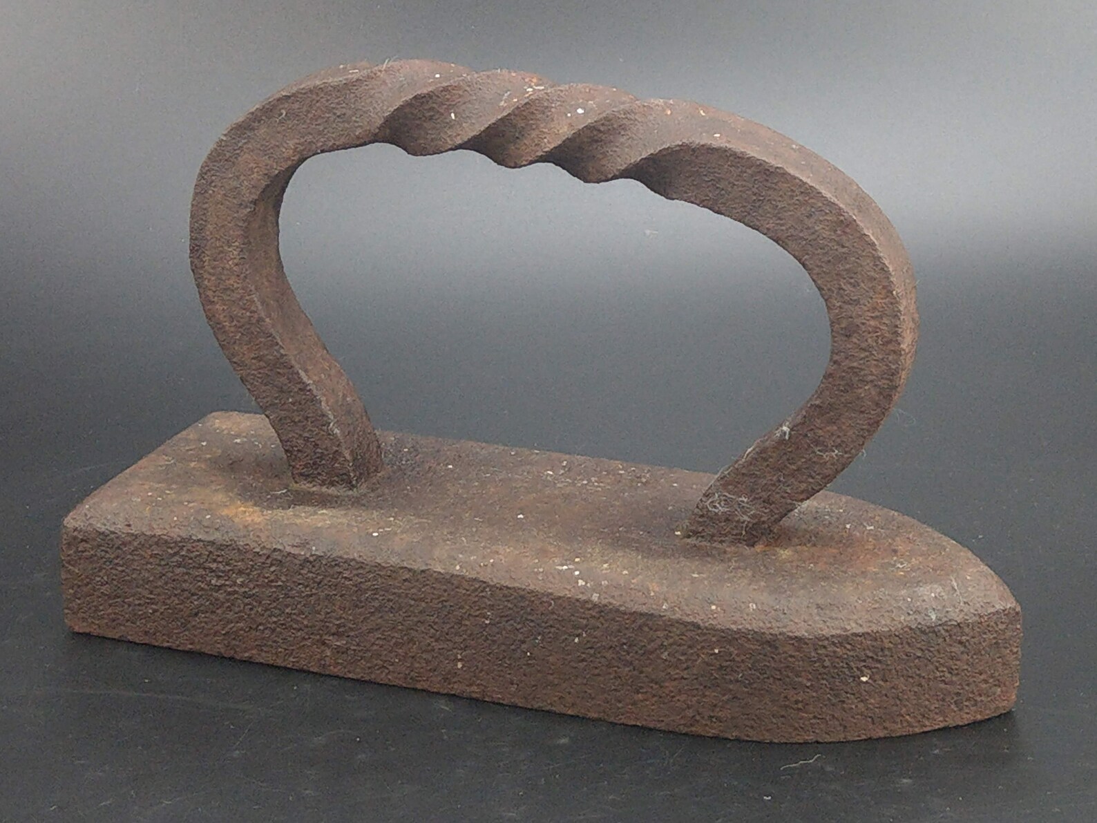 Antique Tailor's Goose Cast Iron Flat Iron With Twisted Etsy