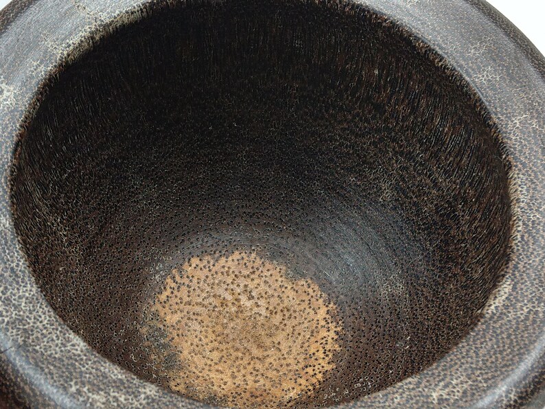 Sugar Palm Wood Mortar and Pestle Large 20th Century
