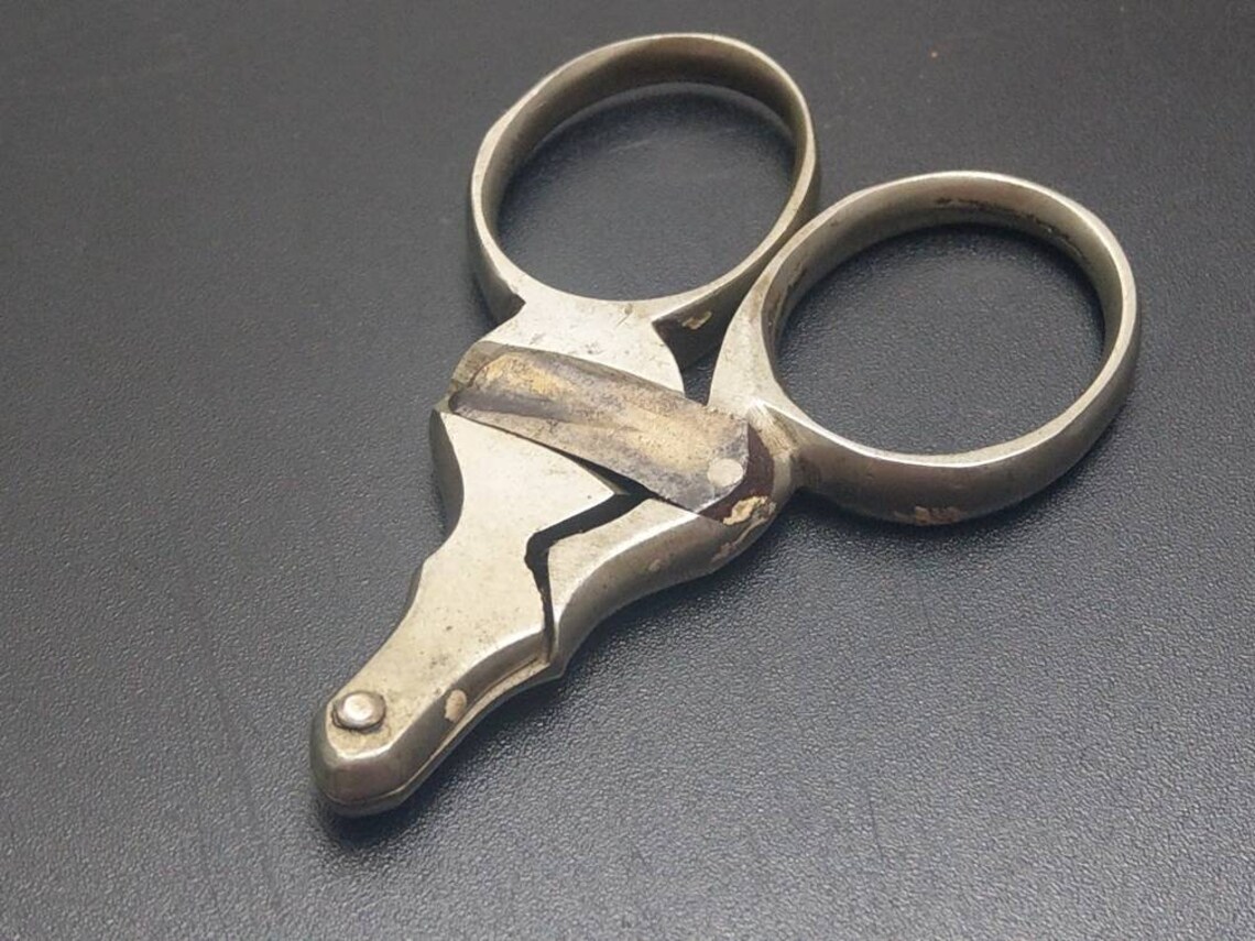 Antique Cigar Cutter Scissors C1910 Etsy UK