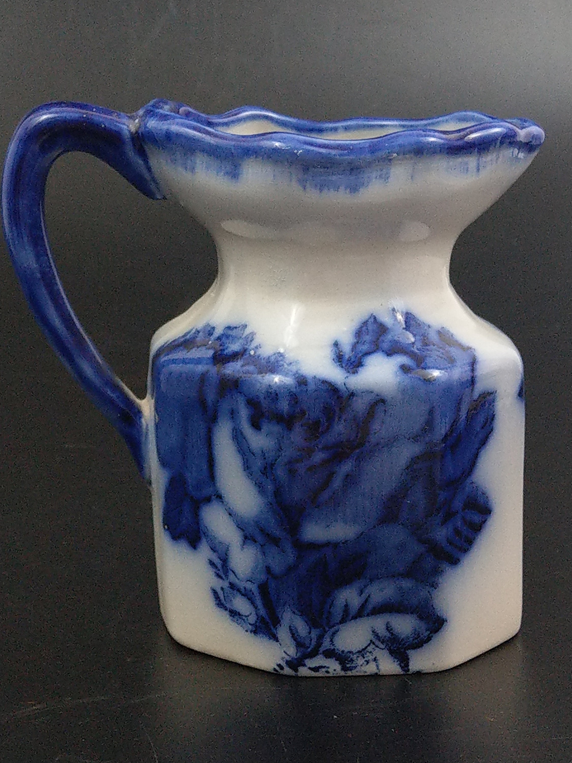 Flow Blue Cream Jug by Blakeney Pottery LTD Ironstone Etsy