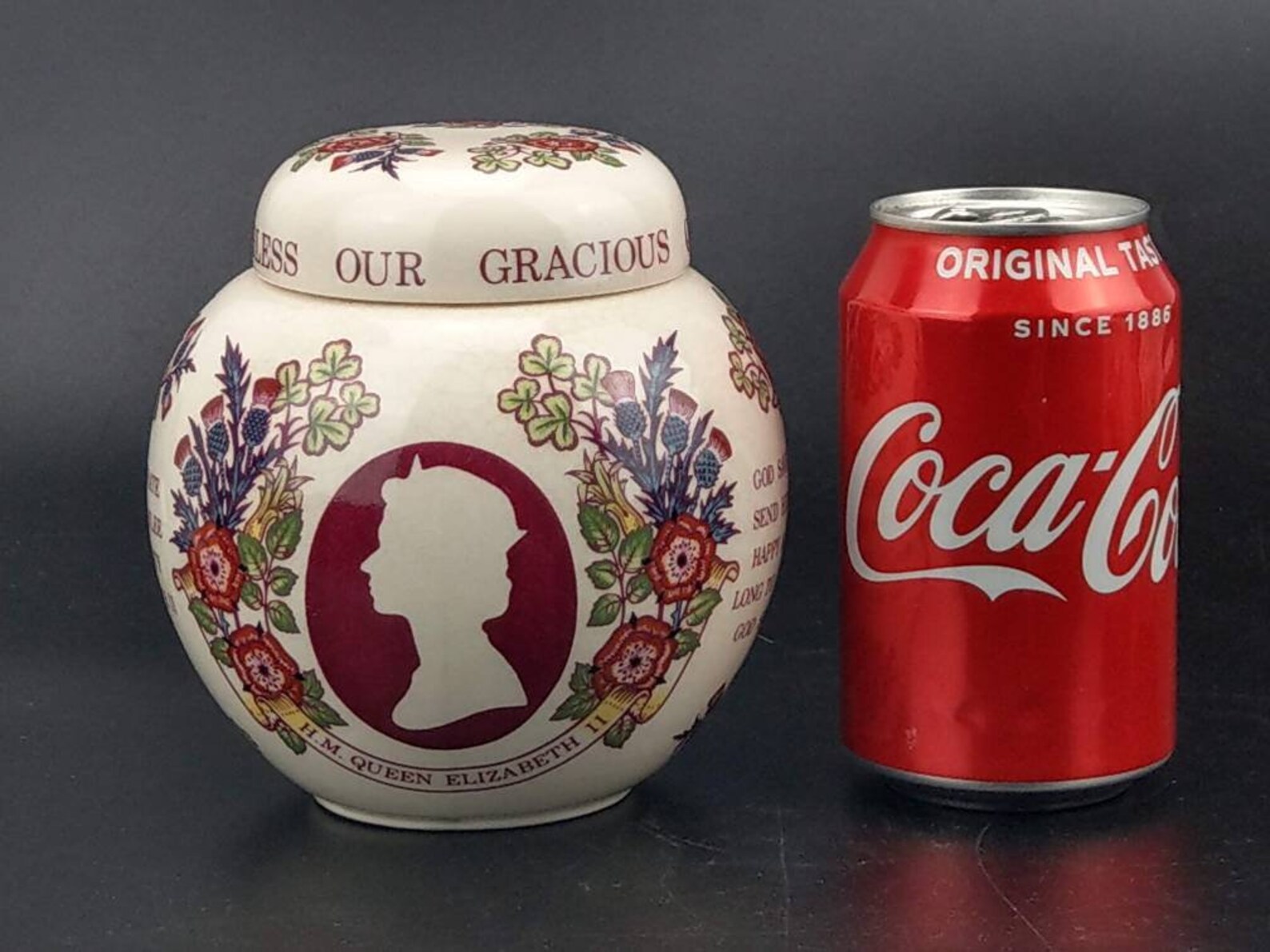 Queen Elizabeth Tea Caddy commemorating By Mason's Silver Etsy