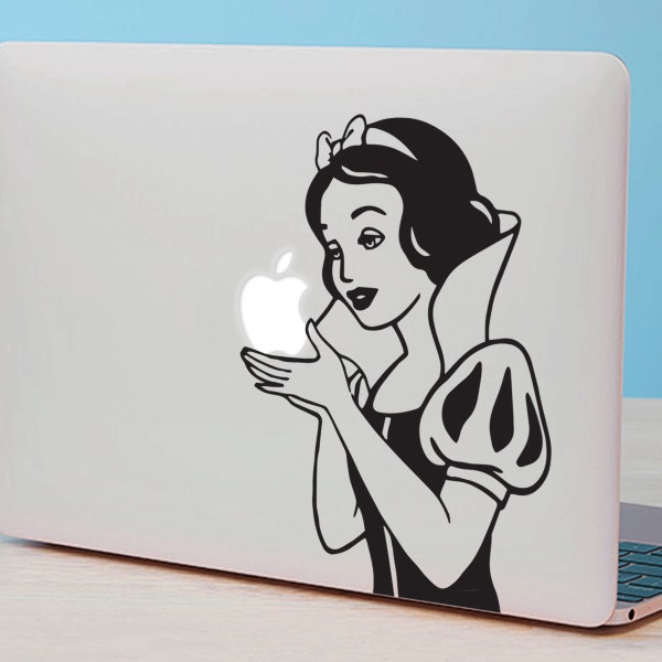 SNOW WHITE | MacBook Vinyl Decal Sticker | 24 colours available