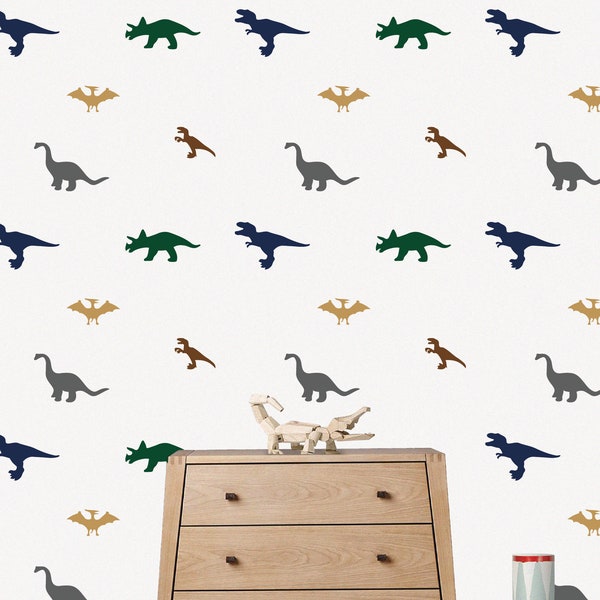 Dinosaur Wall Decal Etsy UK