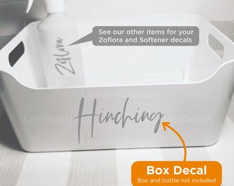 HINCHING - Mrs Hinch inspired decals stickers labels (Type 2)