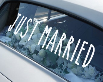 KX056 - Adesivo Decorativo Per Auto Nuziale, Adesivo Per Paraurti - Foto 5