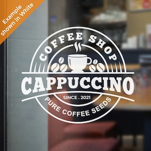 Your Company Logo Decal | Personalized Vinyl Sticker | Single Colour Logo | Door, Wall & Window Logo | Wall Branding | Business Identity