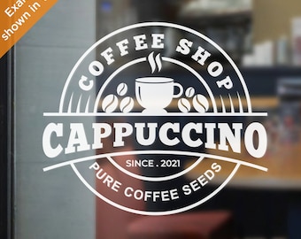 Your Company Logo Decal | Personalized Vinyl Sticker | Single Colour Logo | Door, Wall & Window Logo | Wall Branding | Business Identity