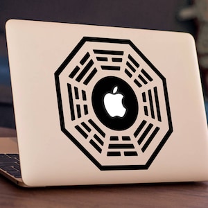 DHARMA INITIATIVE MacBook Decal Sticker fits all MacBook models