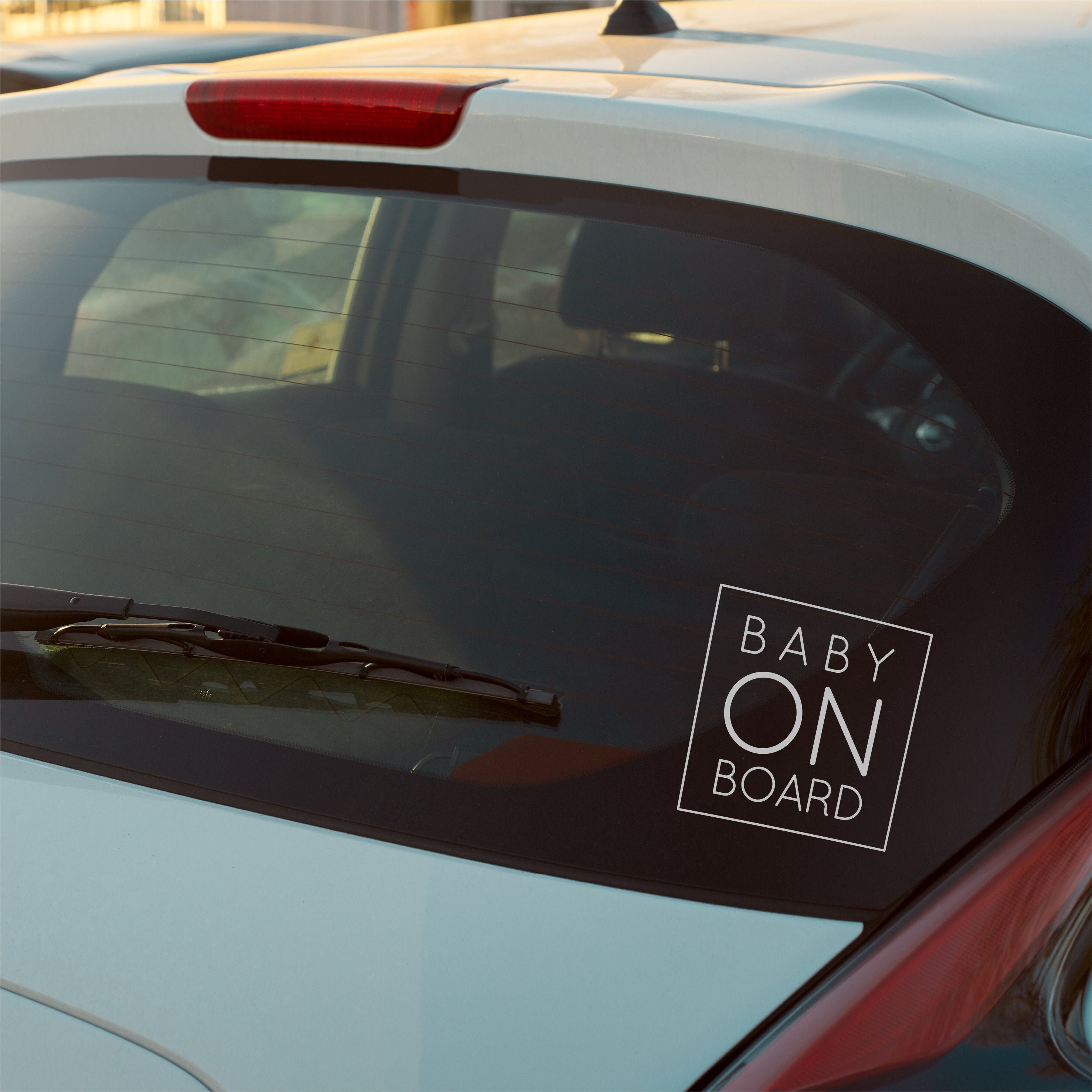 Vesvory 2 Adesivi A Forma Di Palloncino Con Bambino In Macchina, Adesivi Divertenti Per La Sicurezza Del Bambino A Bordo, Adesivi In Vinile Fustellati Per Finestrini, Paraurti Auto (pellicola Di - Foto 7