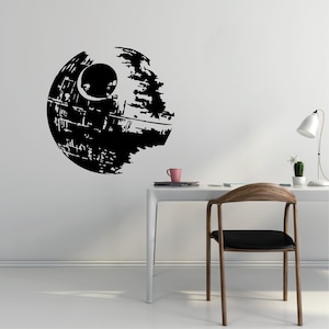DEATH STAR - Star Wars Removable Vinyl Wall Decal Stickers Home Decor Art