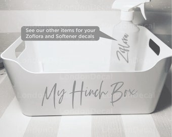 MY HINCH BOX - Mrs Hinch inspired decals stickers labels (Type 2)