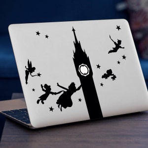 PETER PAN DISNEY MacBook Decal Sticker fits all MacBook models image 1