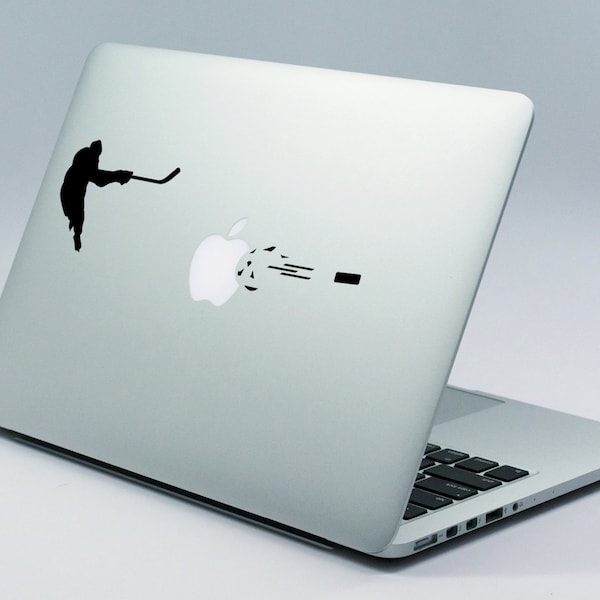 ICE HOCKEY Apple MacBook Decal Sticker fits all MacBook models