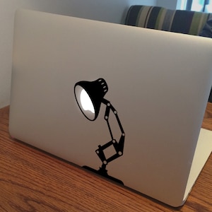 PIXAR LAMP Apple MacBook Decal Sticker fits all MacBook models image 1