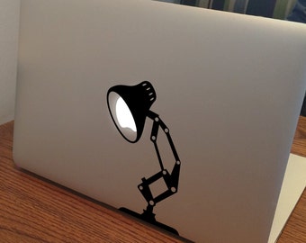 PIXAR LAMP Apple MacBook Decal Sticker fits all MacBook models