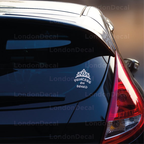 Little Princess On Board KX069 - Adesivo Per Auto, Autobus - Foto 5