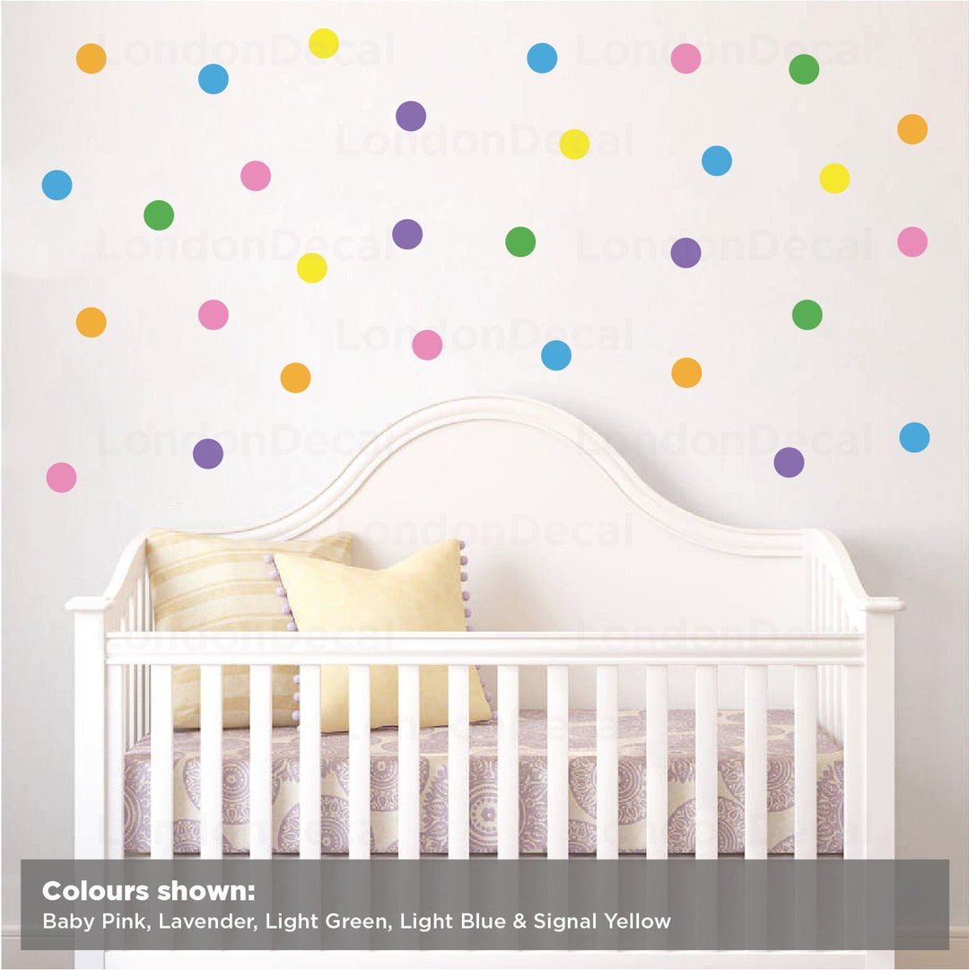 CONFETTI Kids Wall Decal Stickers (set of 30) - Etsy