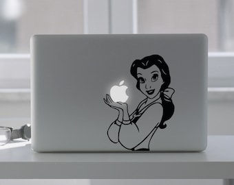 BELLE/BEAUTY und das BIEST | MacBook Vinyl Aufkleber Aufkleber | 24 Farben verfügbar