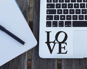 LOVE Quote Apple MacBook Decal Sticker fits all MacBook models