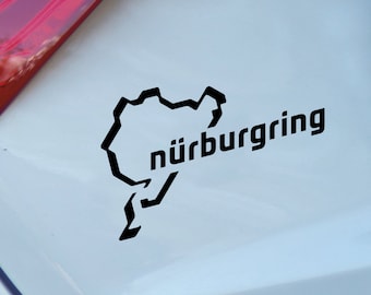 Vinyl Decals / Stickers 3524-0119 Nurburgring Nurburgring Race Track 