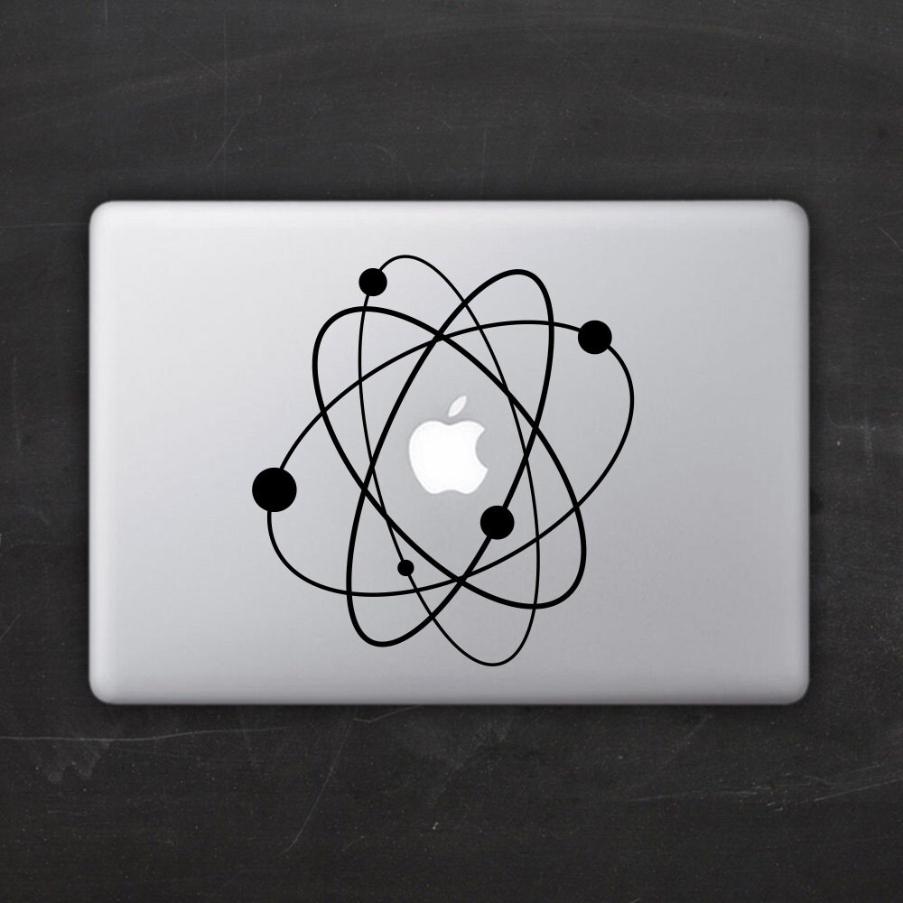 ATOM | MacBook Vinyl Decal Sticker | 24 Colours Available - Etsy