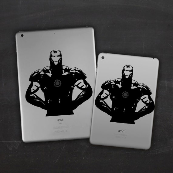 iPad Air & iPad Pro models IRONMAN Apple iPad Decal Sticker fits iPad Mini