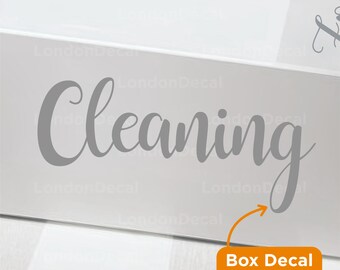CLEANING - Mrs Hinch inspired decal sticker label (Type 3)