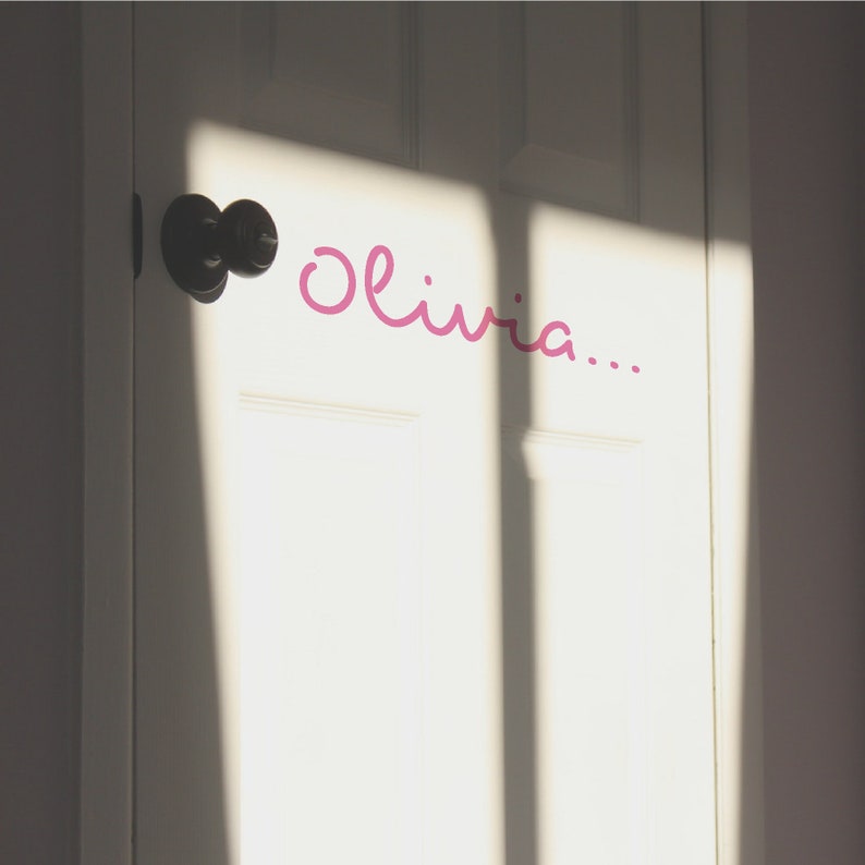Love Island Personalised Bedroom Door Name Kids Teenager Fun Decal Sticker