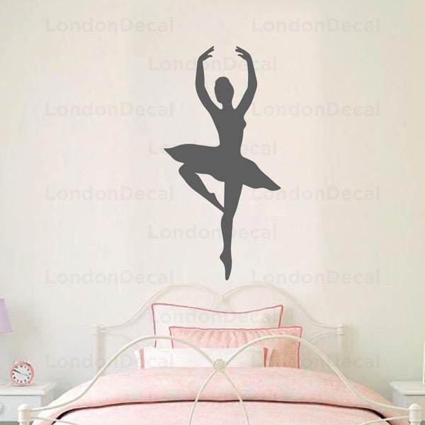 BALLERINA BALLET Removable Vinyl Wall Decal Stickers Home Decor Art - Type 2