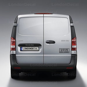 Lustiger "No Tools Left In Van" Aufkleber Produktbild-Vorschau 3