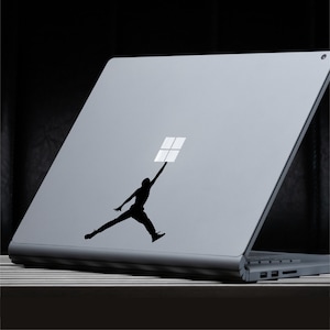 Jump Man - Laptop Aufkleber Aufkleber für alle HP, Dell, Acer, Asus, Microsoft, Lenovo, Chromebook, Razer, Samsung, MSI Modelle