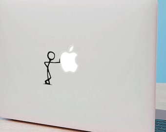 STICKMAN MacBook Aufkleber Sticker passend für alle MacBook Modelle