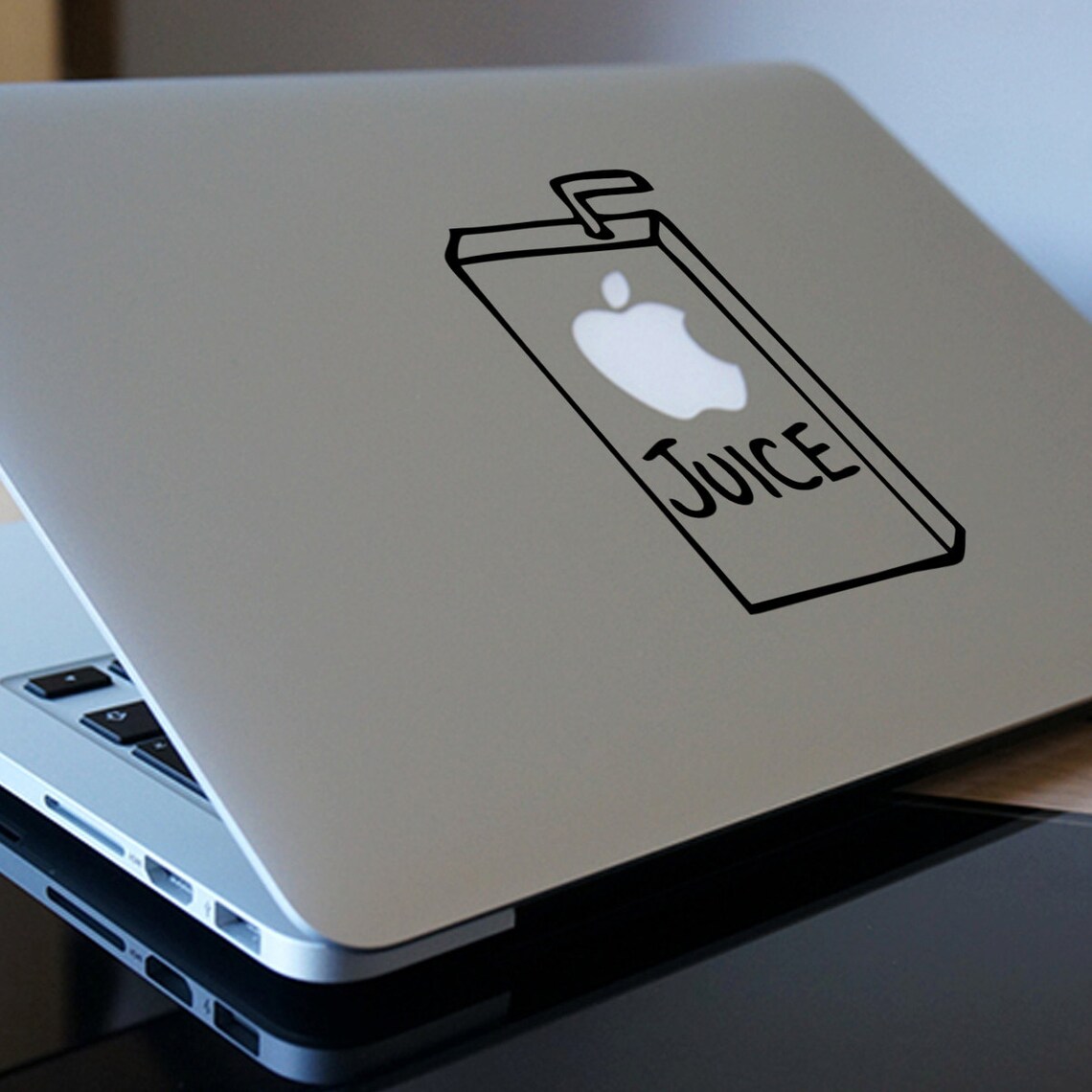 APPLE JUICE Macbook Decal Sticker Fits All Macbook Models Etsy New