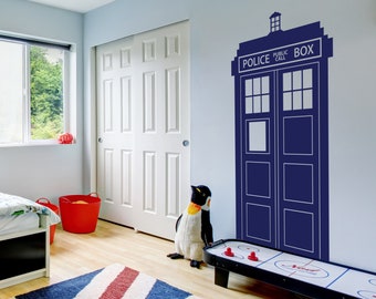 Dr Who Wall Smash Decal Sticker Bedroom Vinyl Kids Mural Art 