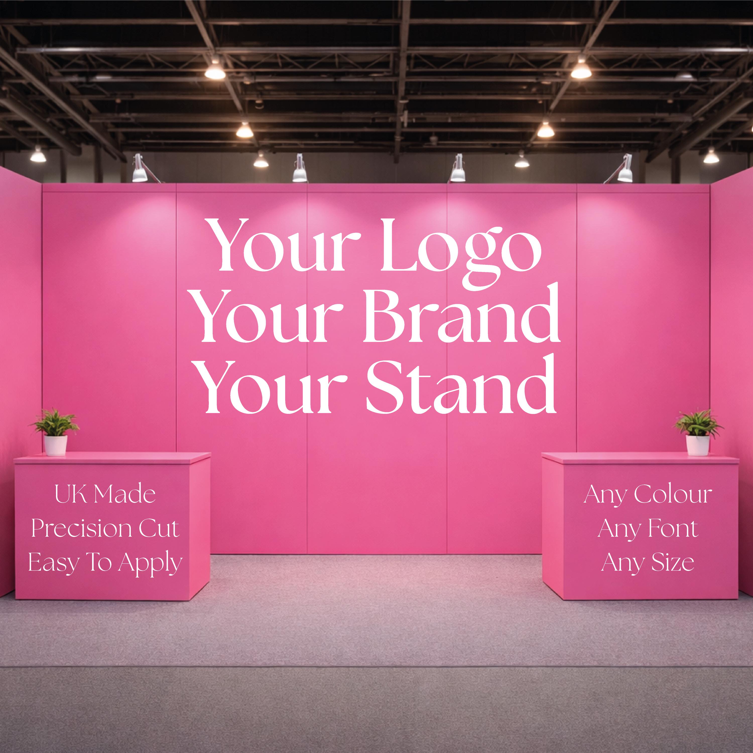 Exhibition Vinyl Graphics • Trade Show Logo Decals • Event Stand ...