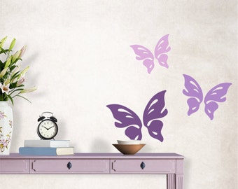 BUTTERFLY Removable Vinyl Wall Decal Stickers Home Decor Art