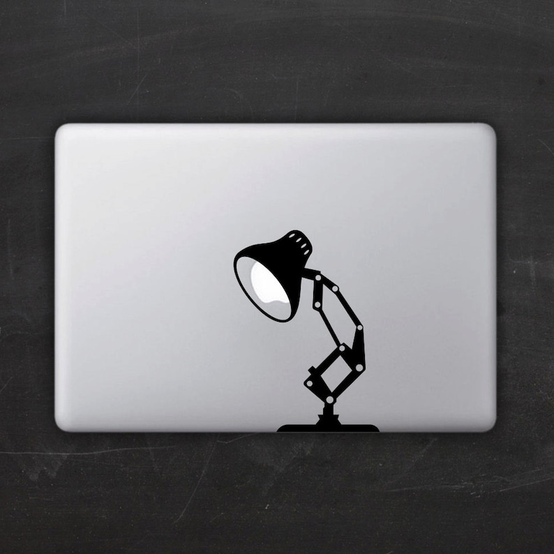 PIXAR LAMP Apple MacBook Decal Sticker fits all MacBook models image 3