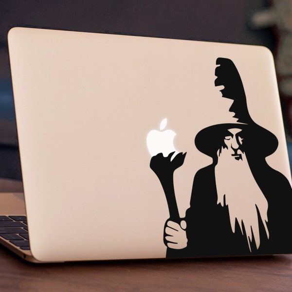 GANDALF - LOTR Apple MacBook Decal Sticker fits all MacBook models