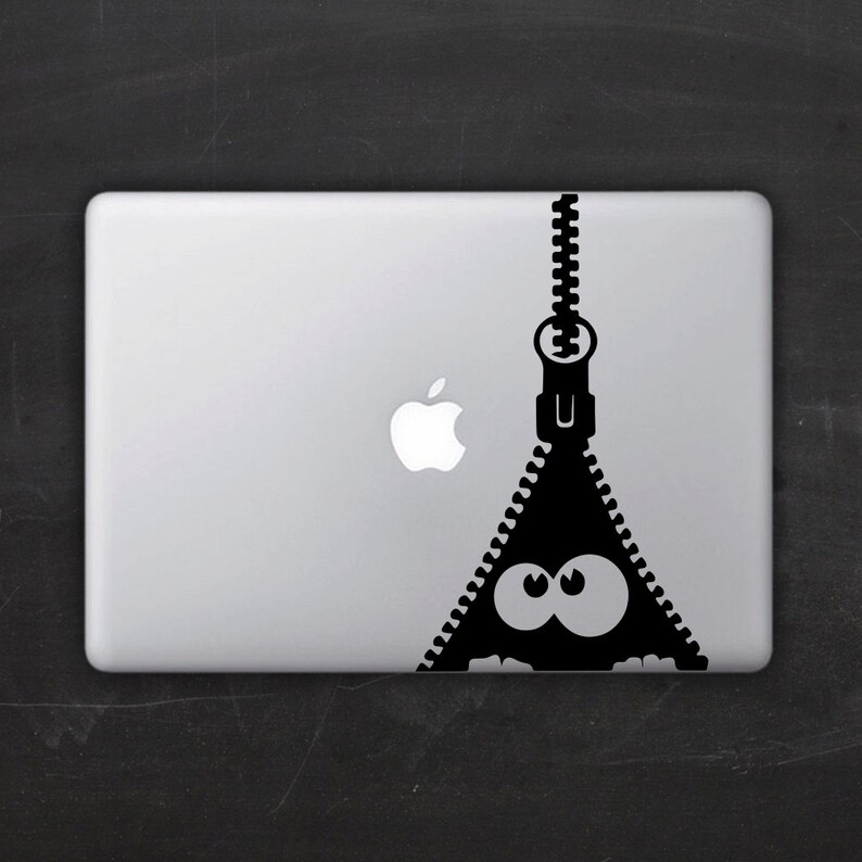 ZIPPER MacBook Decal Sticker Fits All MacBook Models - Etsy