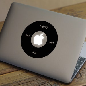 IPOD CONTROL MacBook Decal Sticker fits all MacBook models