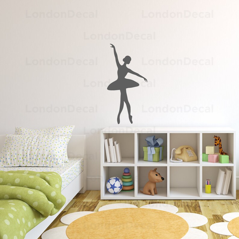 BALLERINA Removable Vinyl Wall Decal Stickers Home Decor Art Etsy
