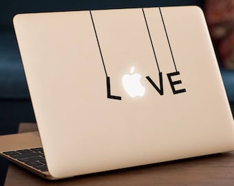 LOVE MacBook Decal Sticker fits all MacBook models