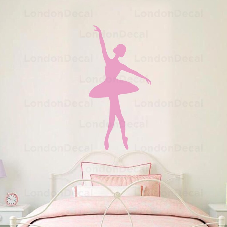 BALLERINA Removable Vinyl Wall Decal Stickers Home Decor Art Etsy