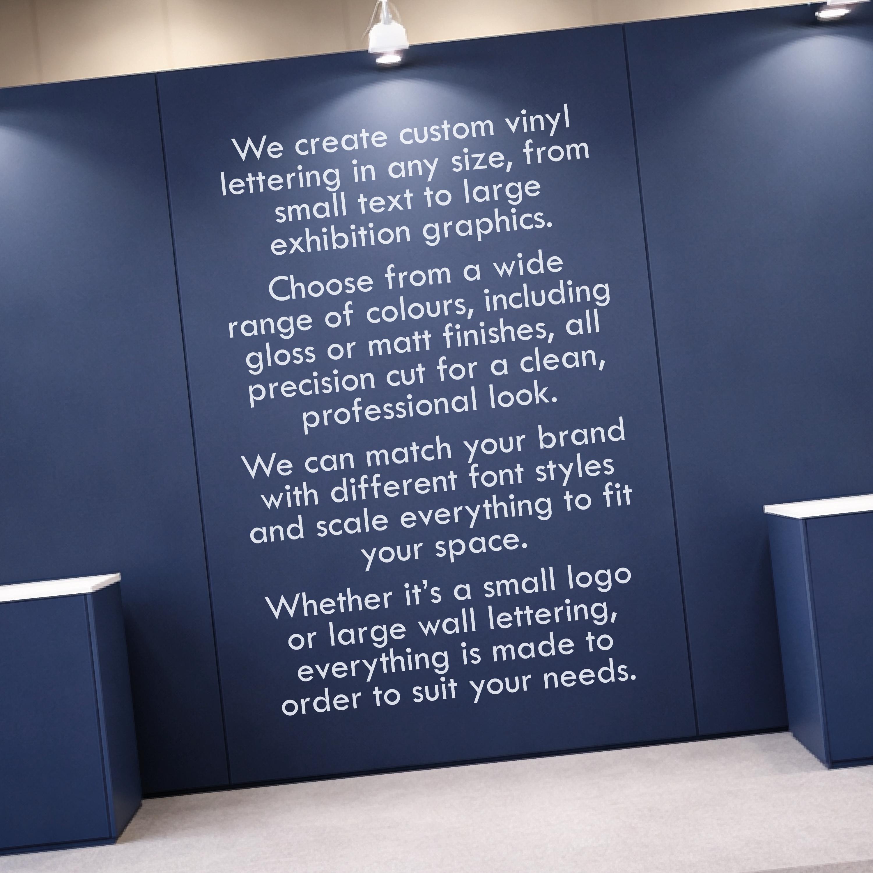 Exhibition Vinyl Graphics • Trade Show Logo Decals • Event Stand ...