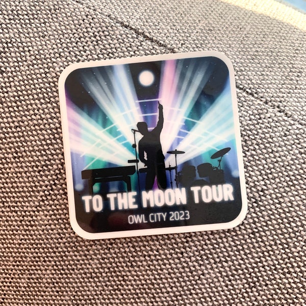 To the Moon Tour Sticker, Glow in the Dark