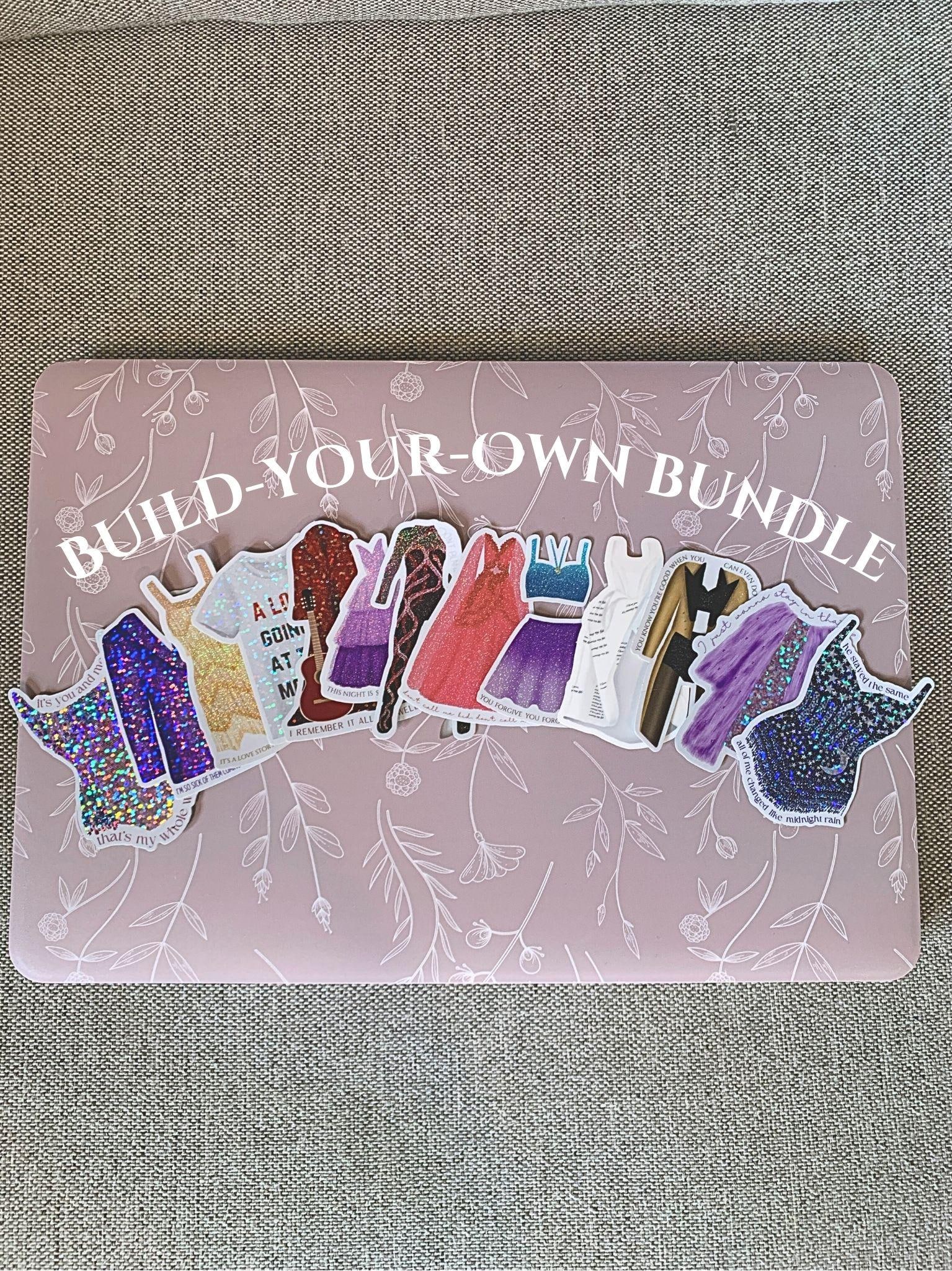Build Your Own Eras Outfits Lineup Bundle -- 13 Stickers